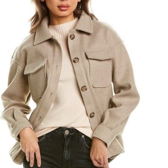 Avec Les Filles Jackets & Blazers - Avec Les Filles shacket body fit new